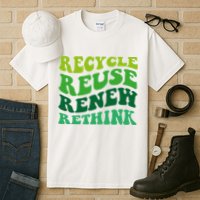 Recycle Reuse Renew Rethink Tall T-Shirt