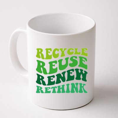 Recycle Reuse Renew Rethink Mug