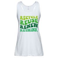 Recycle Reuse Renew Rethink Ladies Essential Flowy Tank