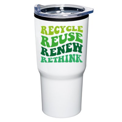 Recycle Reuse Renew Rethink Tumbler