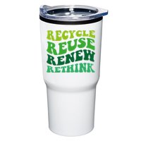 Recycle Reuse Renew Rethink Tumbler