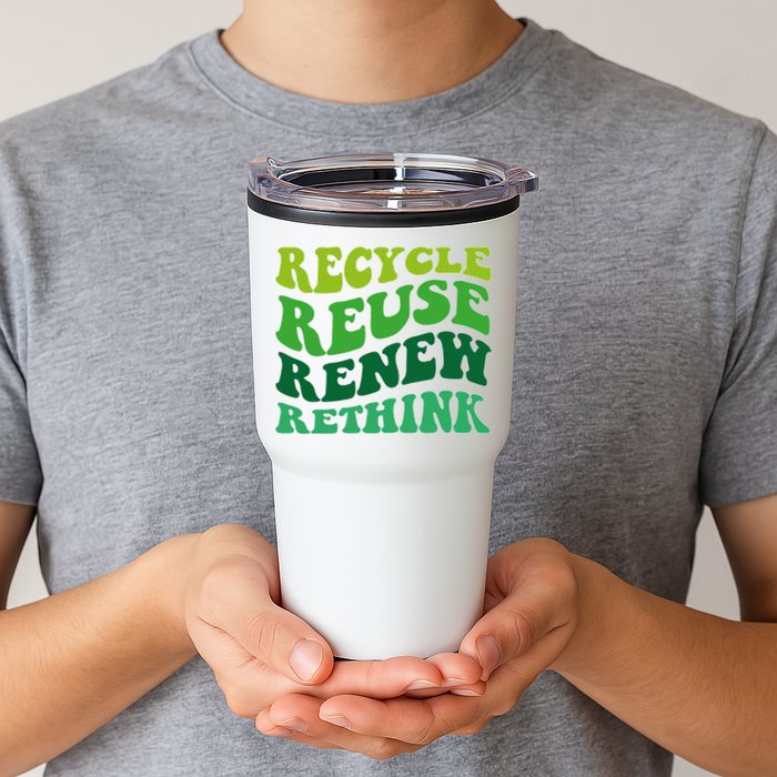 Recycle Reuse Renew Rethink Tumbler