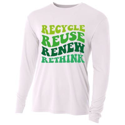 Recycle Reuse Renew Rethink Cooling Performance Long Sleeve Crew