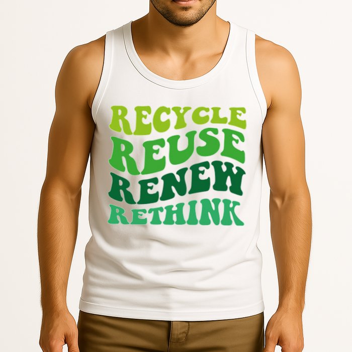 Recycle Reuse Renew Rethink Tank Top