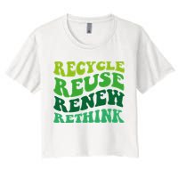 Recycle Reuse Renew Rethink Crop Top