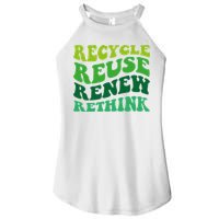 Recycle Reuse Renew Rethink Women's Perfect Tri Rocker Tank