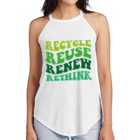 Recycle Reuse Renew Rethink Women's Perfect Tri Rocker Tank