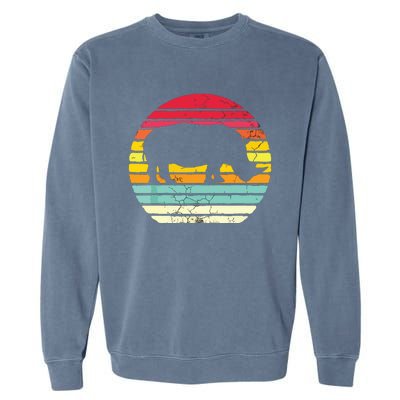 Retro Rhino Garment-Dyed Sweatshirt