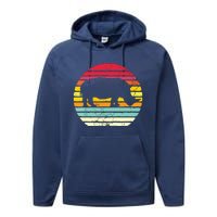 Retro Rhino Performance Fleece Hoodie