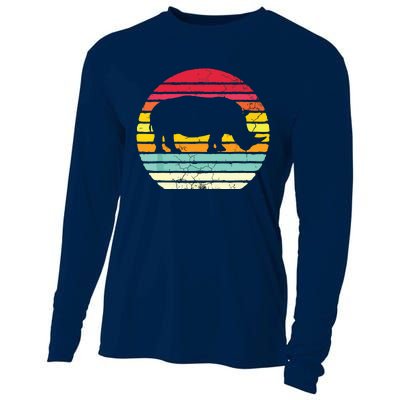 Retro Rhino Cooling Performance Long Sleeve Crew