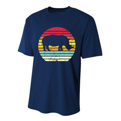 Retro Rhino Performance Sprint T-Shirt