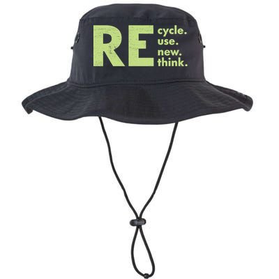 Recycle Reuse Renew Rethink Crisis Environmental Activism Legacy Cool Fit Booney Bucket Hat