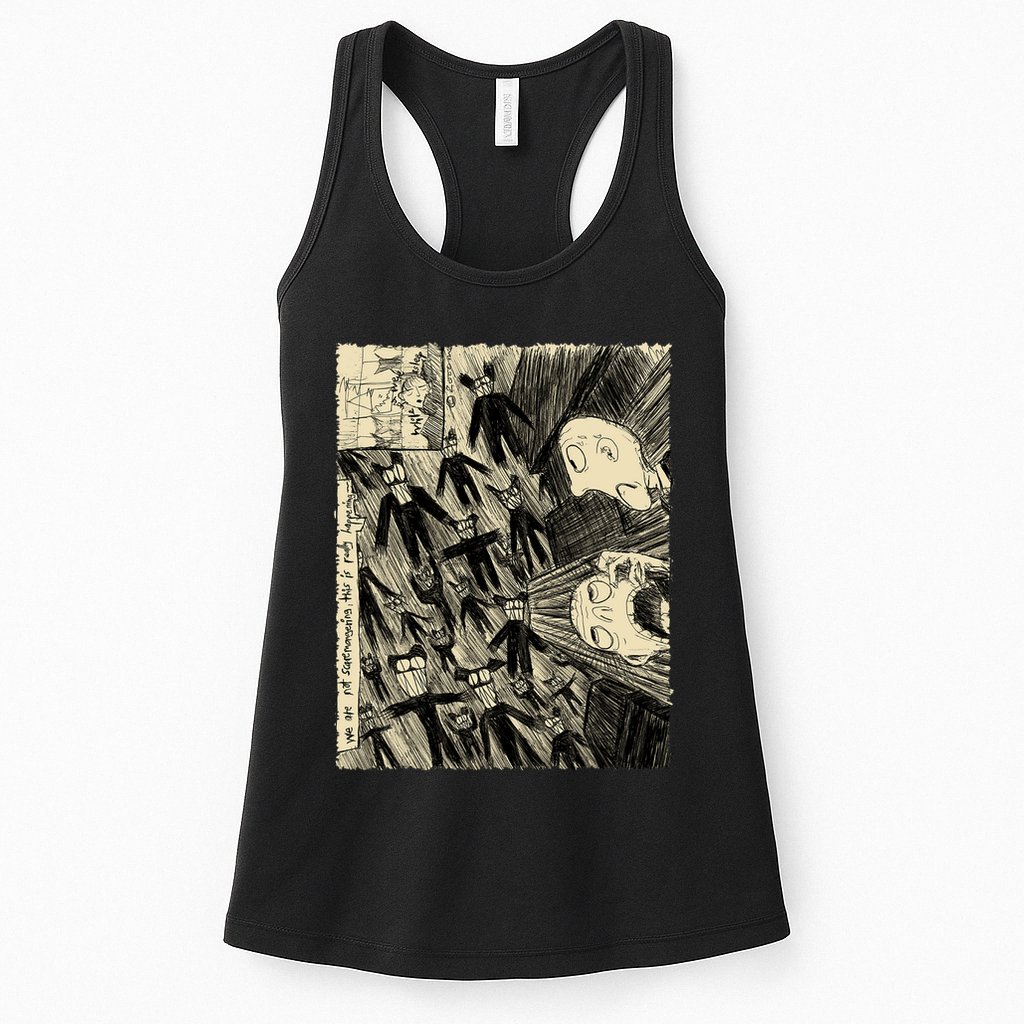 Retro Radiomusic Rock 80s 90s Vaporware Arts Radio Music 70s Womens Tank Top