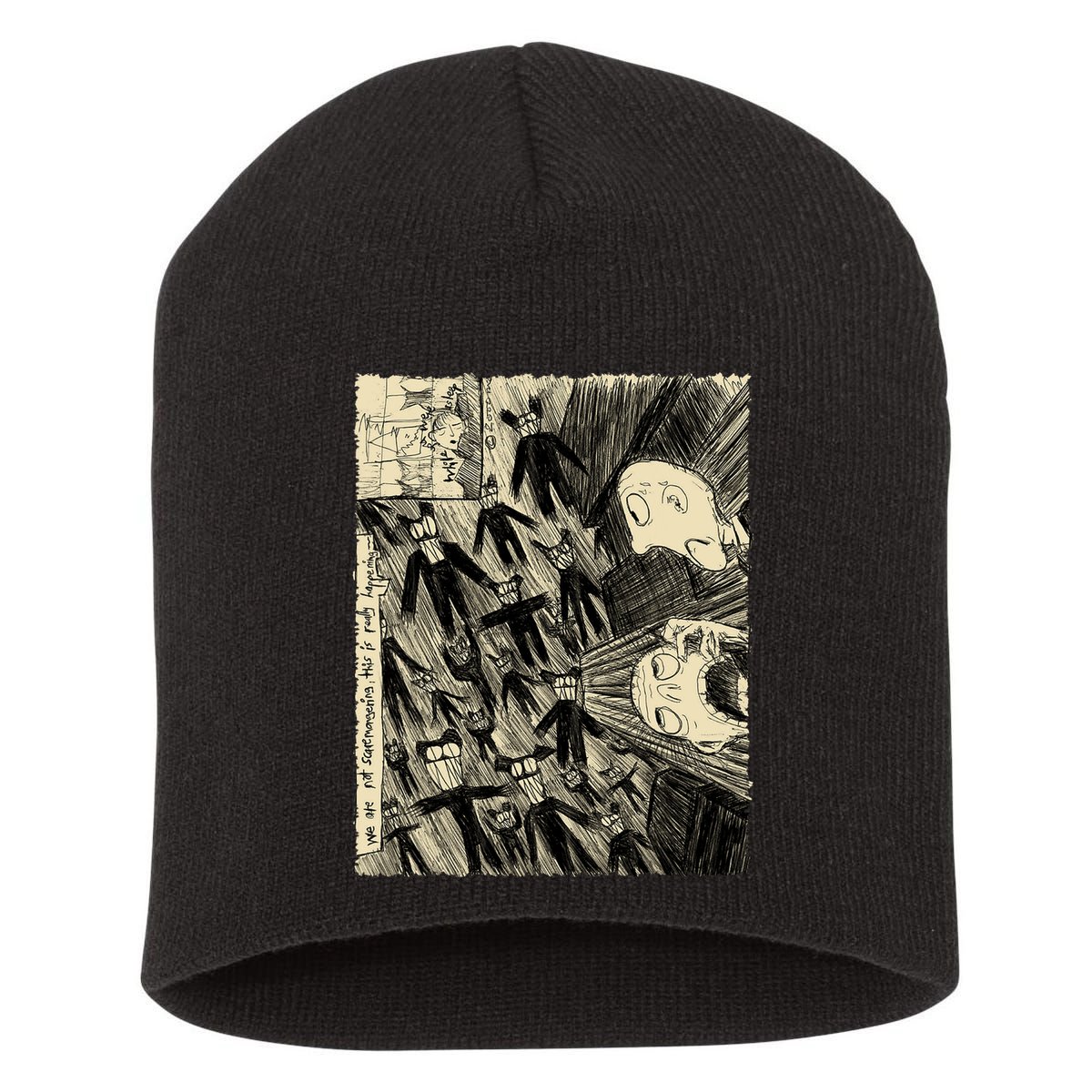 Retro Radiomusic Rock 80s 90s Vaporware Arts Radio Music 70s Short Acrylic Beanie