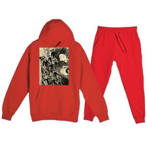 Retro Radiomusic Rock 80s 90s Vaporware Arts Radio Music 70s Premium Hooded Sweatsuit Set