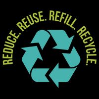 Reduce Reuse Refill Recycle Great Gift Backpack