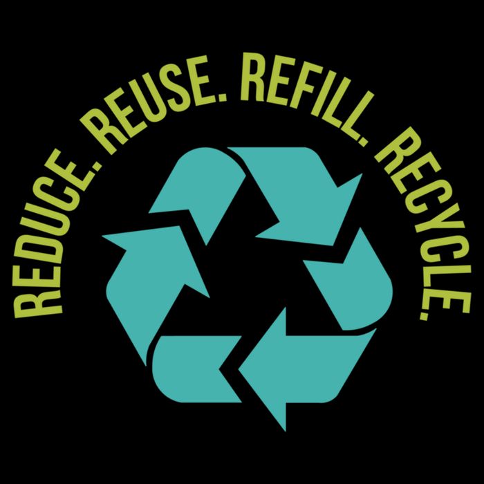 Reduce Reuse Refill Recycle Great Gift Backpack