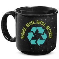 Reduce Reuse Refill Recycle Great Gift 15oz Campfire Ceramic Mug