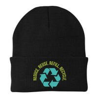 Reduce Reuse Refill Recycle Great Gift Beanie