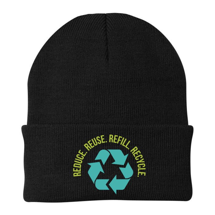 Reduce Reuse Refill Recycle Great Gift Beanie