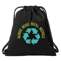 Reduce Reuse Refill Recycle Great Gift Drawstring Bag