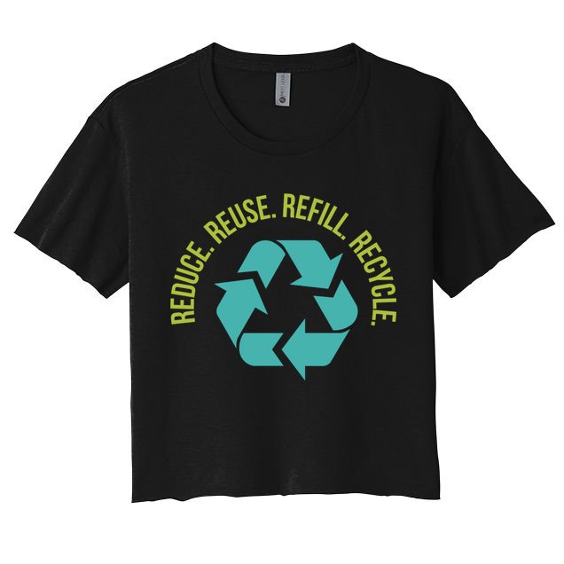 Reduce Reuse Refill Recycle Great Gift Crop Top