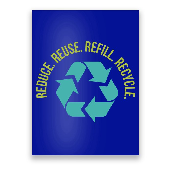 Reduce Reuse Refill Recycle Great Gift Poster