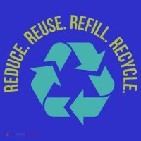 Reduce Reuse Refill Recycle Great Gift Baby Bodysuit