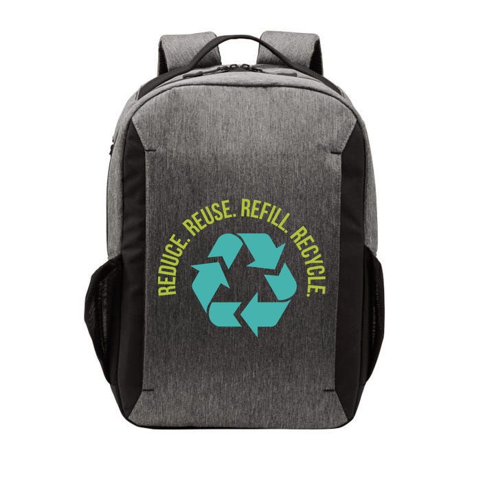 Reduce Reuse Refill Recycle Great Gift Vector Backpack