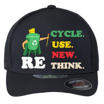 Recycle Reuse Renew Rethink Crisis Environmental Activism 23 Flexfit Unipanel Trucker Cap