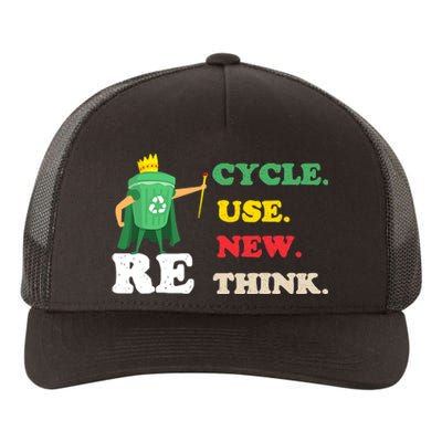 Recycle Reuse Renew Rethink Crisis Environmental Activism 23 Yupoong Adult 5-Panel Trucker Hat