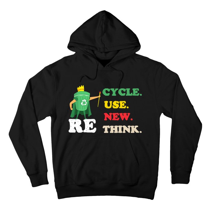 Recycle Reuse Renew Rethink Crisis Environmental Activism 23 Hoodie