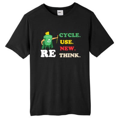 Recycle Reuse Renew Rethink Crisis Environmental Activism 23 Tall Fusion ChromaSoft Performance T-Shirt