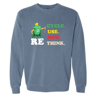 Recycle Reuse Renew Rethink Crisis Environmental Activism 23 Garment-Dyed Sweatshirt