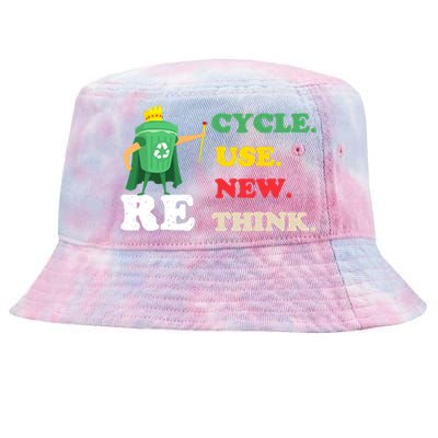 Recycle Reuse Renew Rethink Crisis Environmental Activism 23 Tie-Dyed Bucket Hat