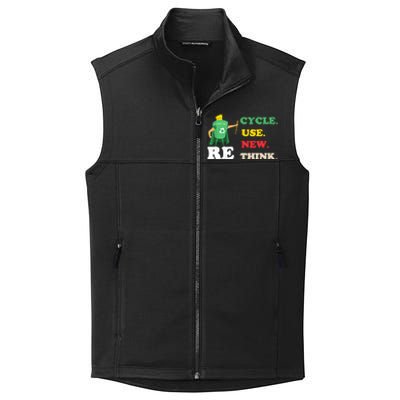 Recycle Reuse Renew Rethink Crisis Environmental Activism 23 Collective Smooth Fleece Vest