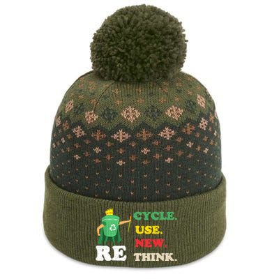 Recycle Reuse Renew Rethink Crisis Environmental Activism 23 The Baniff Cuffed Pom Beanie