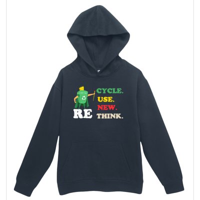 Recycle Reuse Renew Rethink Crisis Environmental Activism 23 Urban Pullover Hoodie