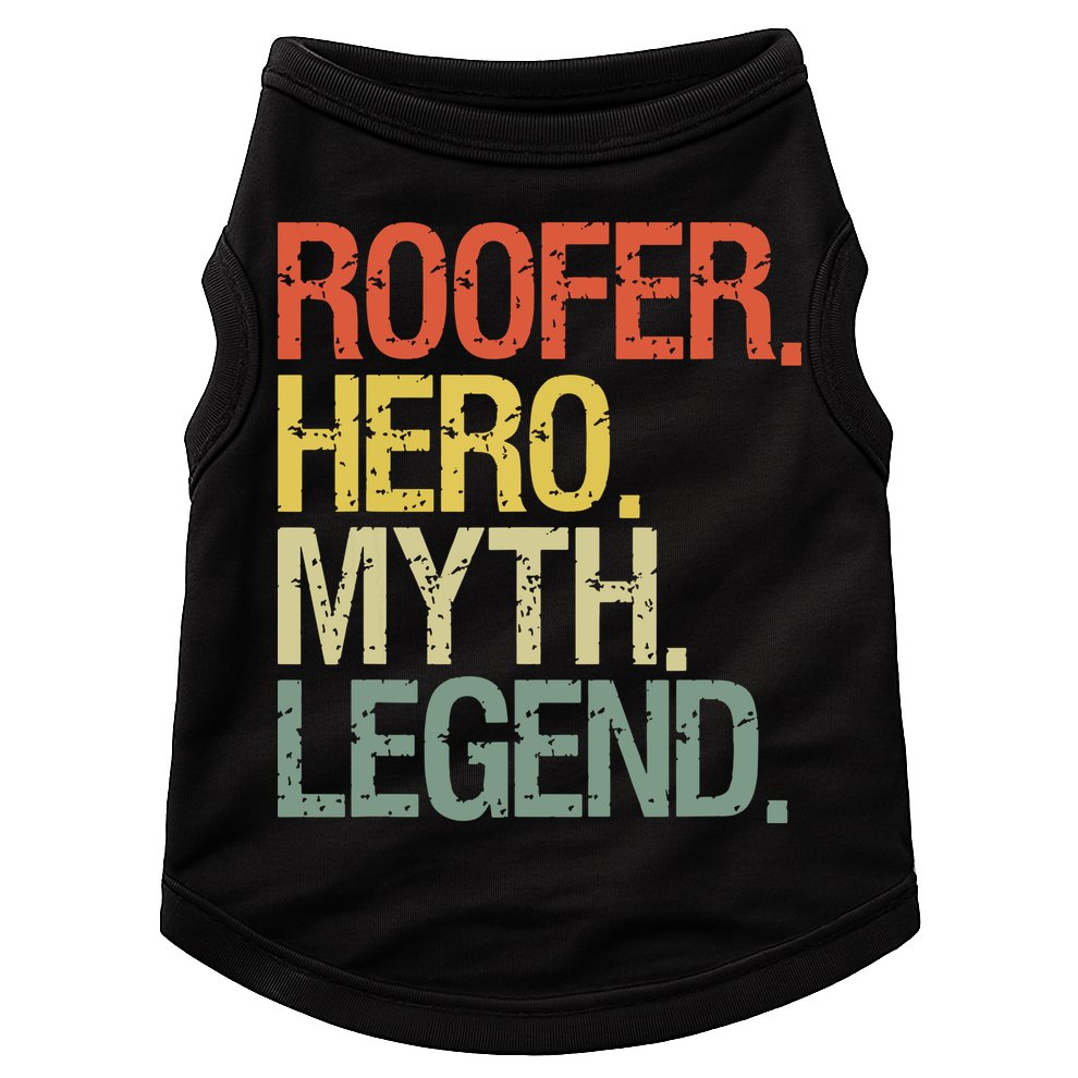 Roofer Roofing Doggie Tank