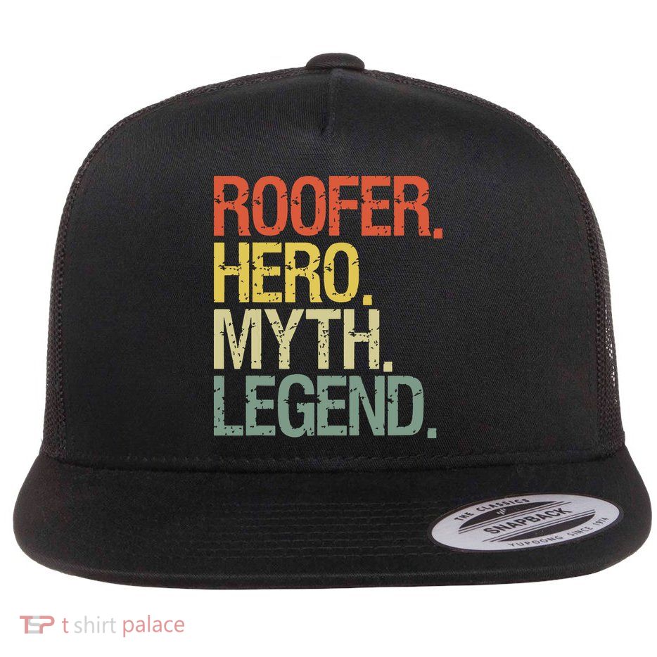 Roofer Roofing Flatbill Hat