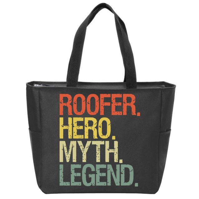 Roofer Roofing Zip Tote Bag