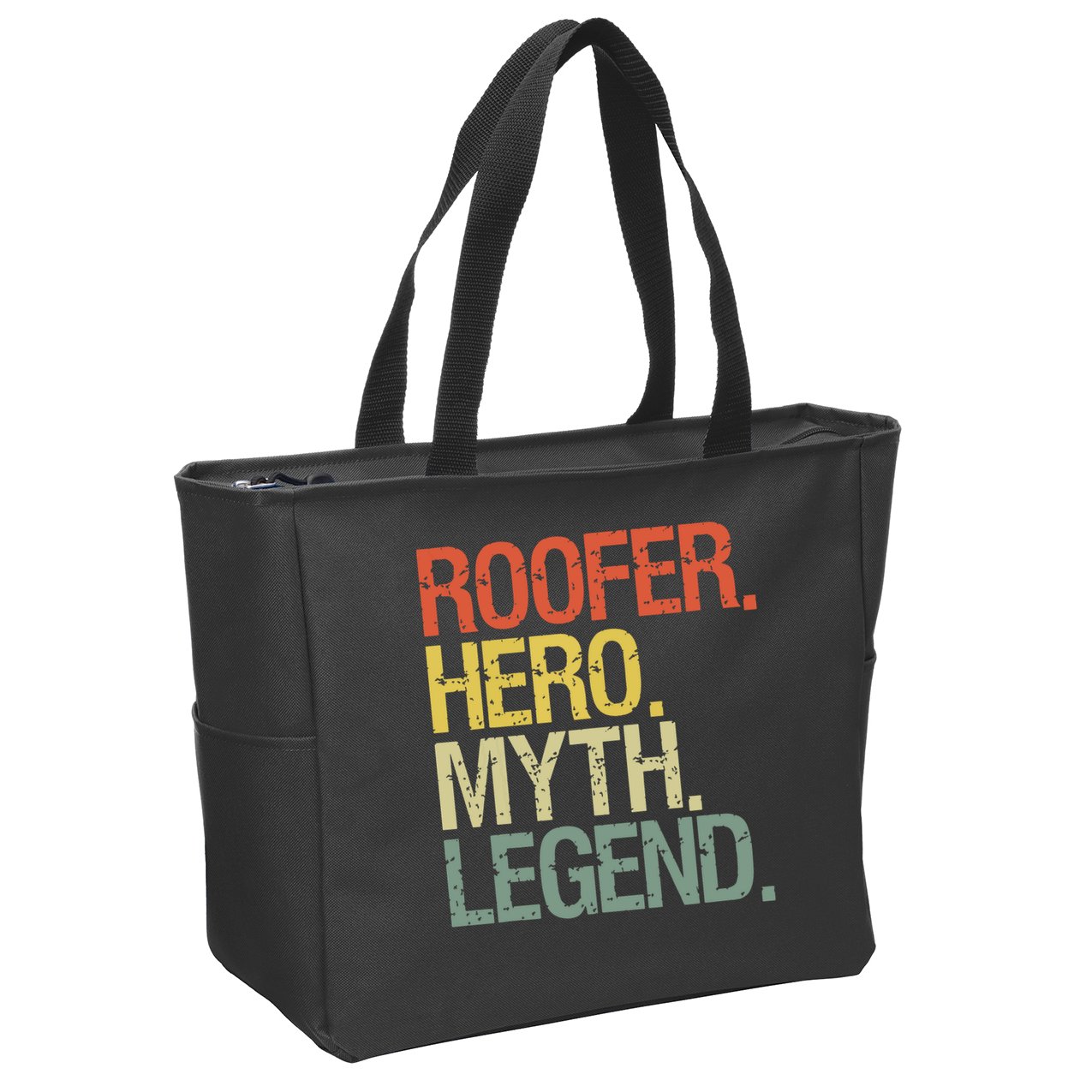Roofer Roofing Zip Tote Bag