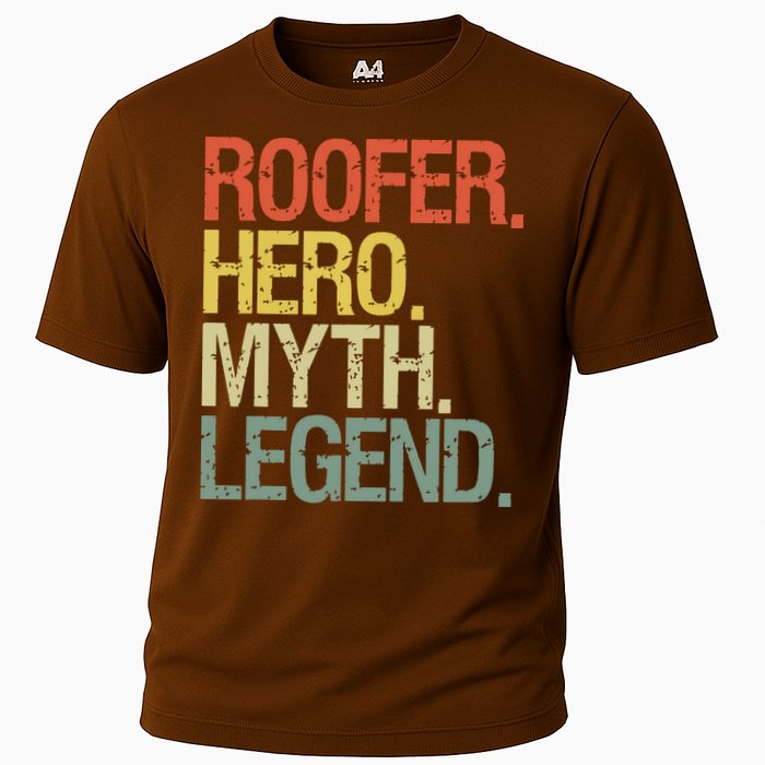 Roofer Roofing Cooling Performance Crew T-Shirt
