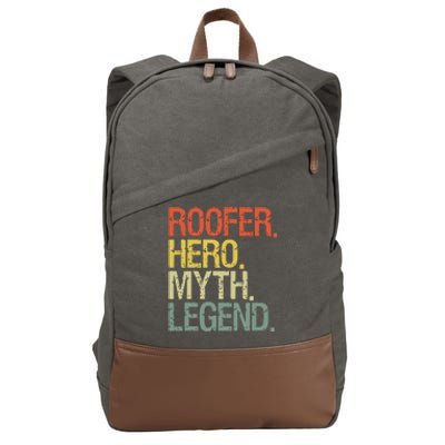 Roofer Roofing Cotton Canvas Backpack