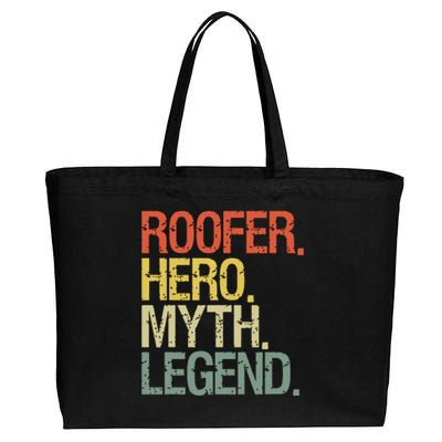 Roofer Roofing Cotton Canvas Jumbo Tote