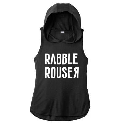 Rabble Rouser Ladies PosiCharge Tri-Blend Wicking Draft Hoodie Tank