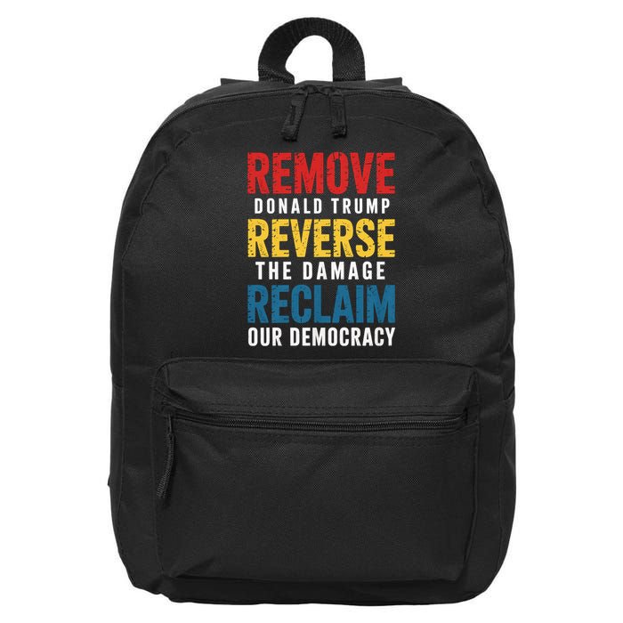 Remove Reverse Reclaim Protest 16 in Basic Backpack