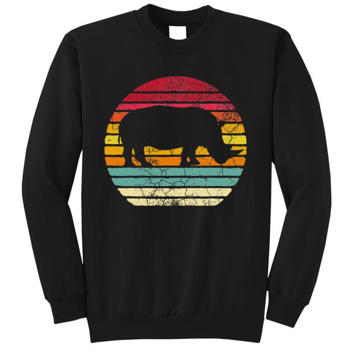 Rhinoceros Rhino Retro Style Vintage Women Classic Gift Sweatshirt