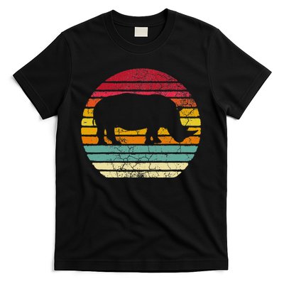 Rhinoceros Rhino Retro Style Vintage Women Classic Gift T-Shirt