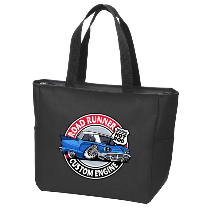 Road Runner Zip Tote Bag